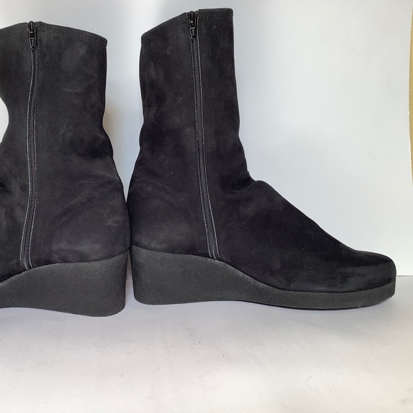 Arche black wedge nubuck boots 42 - Picture 8 of 16
